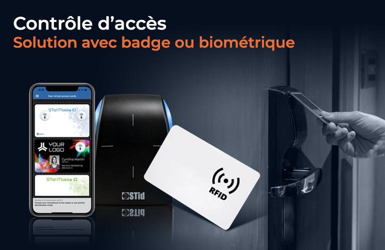 serrure électronique autonome par badge RFID